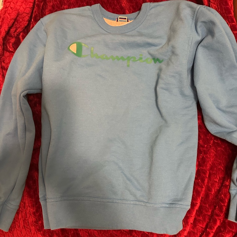 Champion Blue Crewneck Sweater